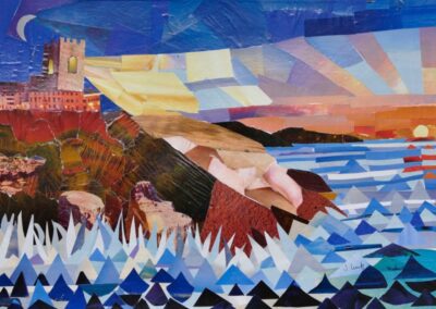 The Beam. Collage. 54 x 44 cm. £130 framed.