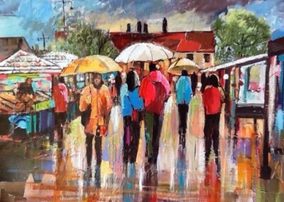 Stokesley. Collage. 74 x 60 cm.