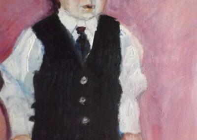 Pip. Oil on board. 40 x 33cm. NFS