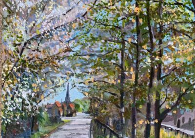 Swainby. Acrylic 30 x 30 cm. £95 unframed