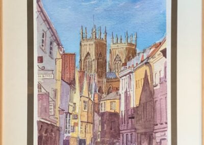 York Minster. Watercolour. 43 x 54 cm. £160 framed